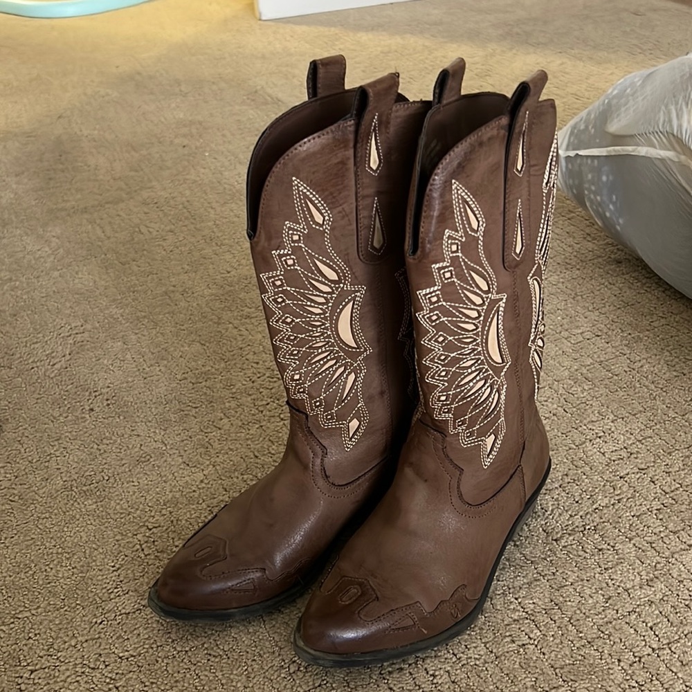 Brown Cowboy Boots